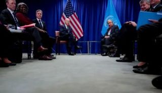 اجتماع بين جو بايدن وأنطونيو غوتيريش في الأمم المتحدة