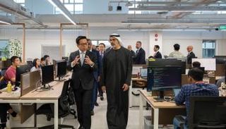 زيارة الشيخ خالد بن محمد بن زايد آل نهيان