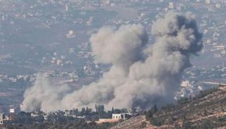 إحدى الغارات الإسرائيلية على لبنان