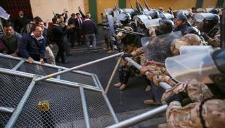 احتجاجات سابقة في بوليفيا