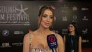أنابيلا هلال تكشف سبب غياب زوجها نادر صعب عن حضور مهرجان الجونة (خاص)