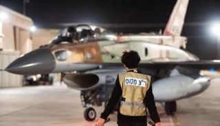 مقاتلة إسرائيلية مشاركة في الهجوم على إيران