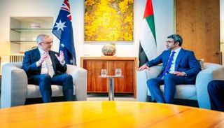 الشيخ عبدالله بن زايد آل نهيان ورئيس وزراء أستراليا