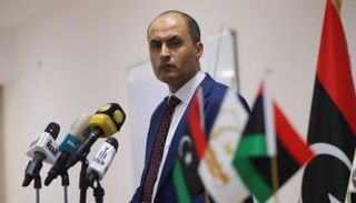 رئيس حزب ليبيا الكرامة خلال احتفال تدشينه
