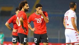 عمر مرموش مع منتخب مصر