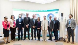 مريم المهيري خلال مشاركتها في 