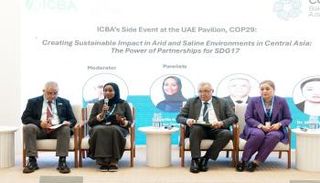 جانب من فعاليات جناح الإمارات في مؤتمر COP29