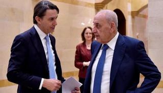 رئيس مجلس النواب اللبناني والمبعوث الأمريكي