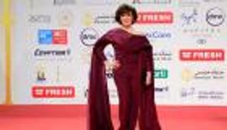 سلاف فواخرجي تتألق في العرض الخاص لفيلم «سلمى» بمهرجان القاهرة