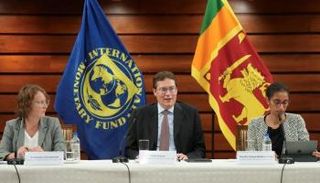 محادثات صندوق النقد مع حكومة سريلانكا الجديدة