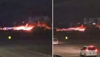 اشتعال حريق في طائرة ركاب روسية 