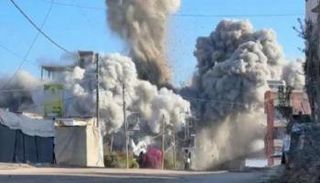 آثار القصف الإسرائيلي على غزة