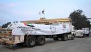 قافلة مساعدات إماراتية جديدة تصل إلى غزة لإغاثة الأسر النازحة