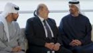 محمد بن زايد يبحث التعاون المشترك مع رئيس مجلس الشيوخ المصري