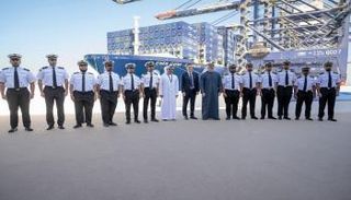 خالد بن محمد بن زايد يُدشن محطة الحاويات «سي إم إيه تيرمينالز»