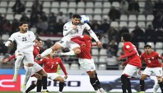 جانب من مباراة العراق واليمن