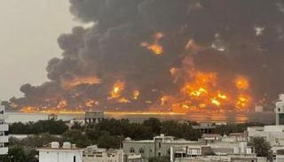 جانب من هجوم إسرائيلي سابق على الحوثيين في اليمن
