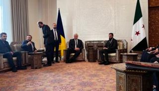 أحمد الشرع خلال اللقاء