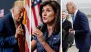 صورة ساخرة من ترامب وبايدن.. هيلي تضرب على «الوتر الحساس»