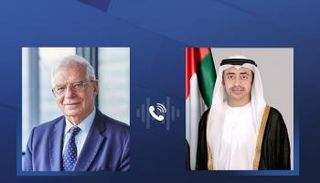 الشيخ عبدالله بن زايد آل نهيان ومسؤول السياسة الخارجية الأوروبي