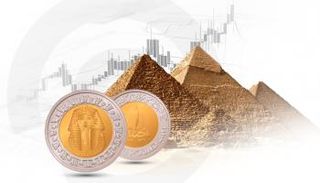 الجنيه المصري ومعالم سياحية - تعبيرية