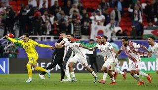 فرحة منتخب الأردن