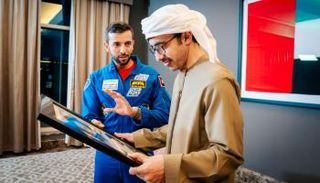 الشيخ عبدالله بن زايد آل نهيان وسلطان النيادي