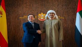 الشيخ عبدالله بن زايد آل نهيان ووزير خارجية إسبانيا