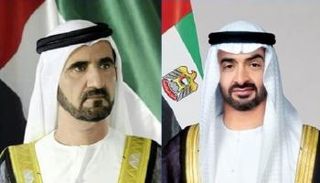 الشيخ محمد بن زايد آل نهيان والشيخ محمد بن راشد آل مكتوم