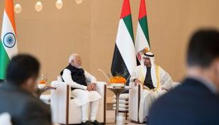 الشيخ محمد بن زايد آل نهيان ورئيس وزراء الهند