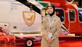 المسعفة الإماراتية مريم الزعابي