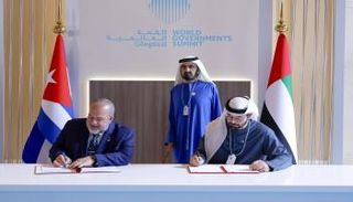 الشيخ محمد بن راشد آل مكتوم يلتقي رئيس وزراء كوبا لتعزيز التعاون المشترك