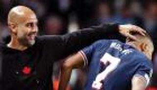 بـ7 كلمات.. غوارديولا يرد على شائعات مبابي ومانشستر سيتي