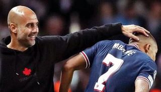 كيليان مبابي وبيب غوارديولا