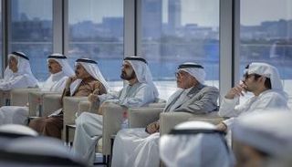 الشيخ محمد بن راشد آل مكتوم خلال الاحتفالية