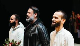 المخرج التونسي معز القديري بعد انتهاء العرض