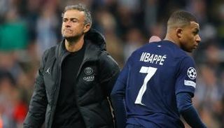 كيليان مبابي ولويس إنريكي