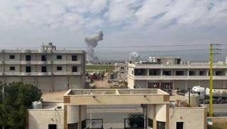 إسرائيل تقصف بعلبك في لبنان - صورة متداولة