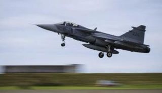 طائرة مقاتلة سويدية - أرشيفية