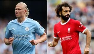 إيرلينغ هالاند ومحمد صلاح