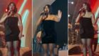 روبي في حفل السعودية.. إطلالة سوداء جريئة (صور) 