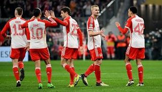 من مباراة بايرن ميونخ ولاتسيو في دوري أبطال أوروبا