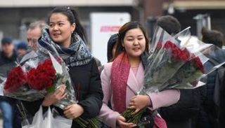 الزهور حاضرة في يوم المرأة العالمي