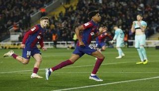 لامين يامال من فوز برشلونة على مايوركا