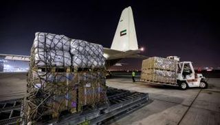 المساعدات الإنسانية الإماراتية إلى غزة