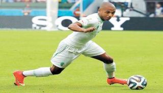 ياسين براهيمي نجم منتخب الجزائر