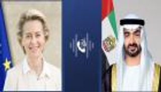 حرب غزة والعلاقات الثنائية تتصدران مباحثات محمد بن زايد وفون دير لاين