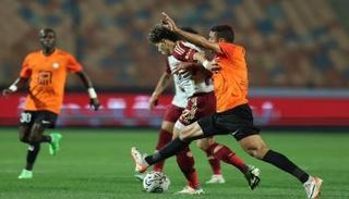 جانب من مباراة البنك الأهلي والأهلي