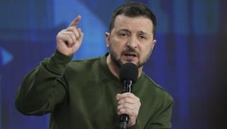 الرئيس الأوكراني فولوديمير زيلينسكي
