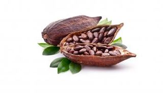 حبوب الكاكاو بجوار مستودع في غانا - رويترز